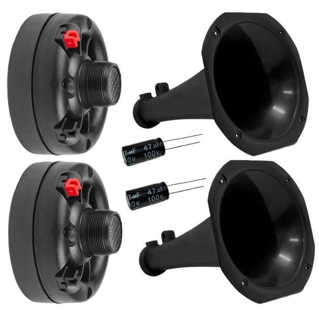 Kit Permak 2 Drivers 100w + Corneta Longa + Capacitores