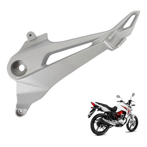 Suporte Pedaleira Bacalhau Traseiro Cg Titan Fan 150 2014 2015 Lado Esquerdo