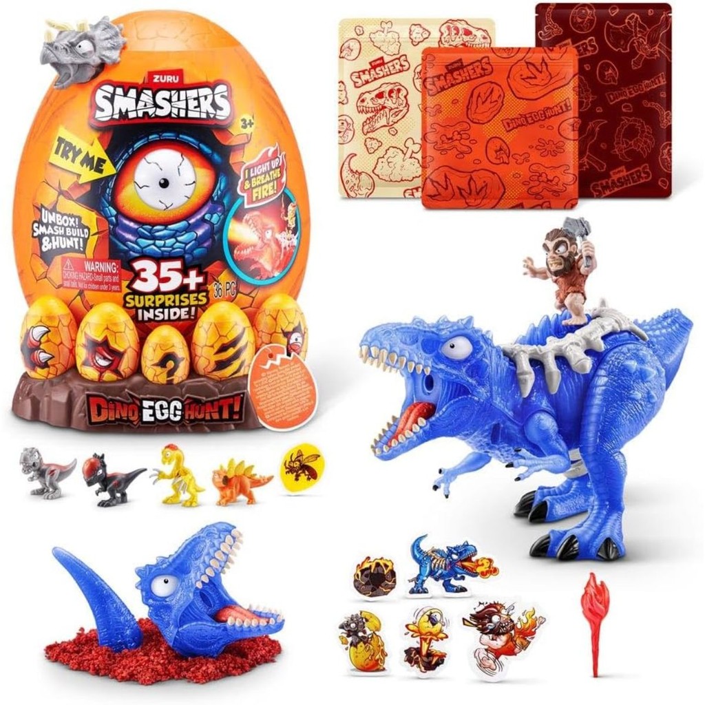 Smashers Dino Hunt Serie 1 Cinza - Fun Divirta-se em Oferta na Shopee