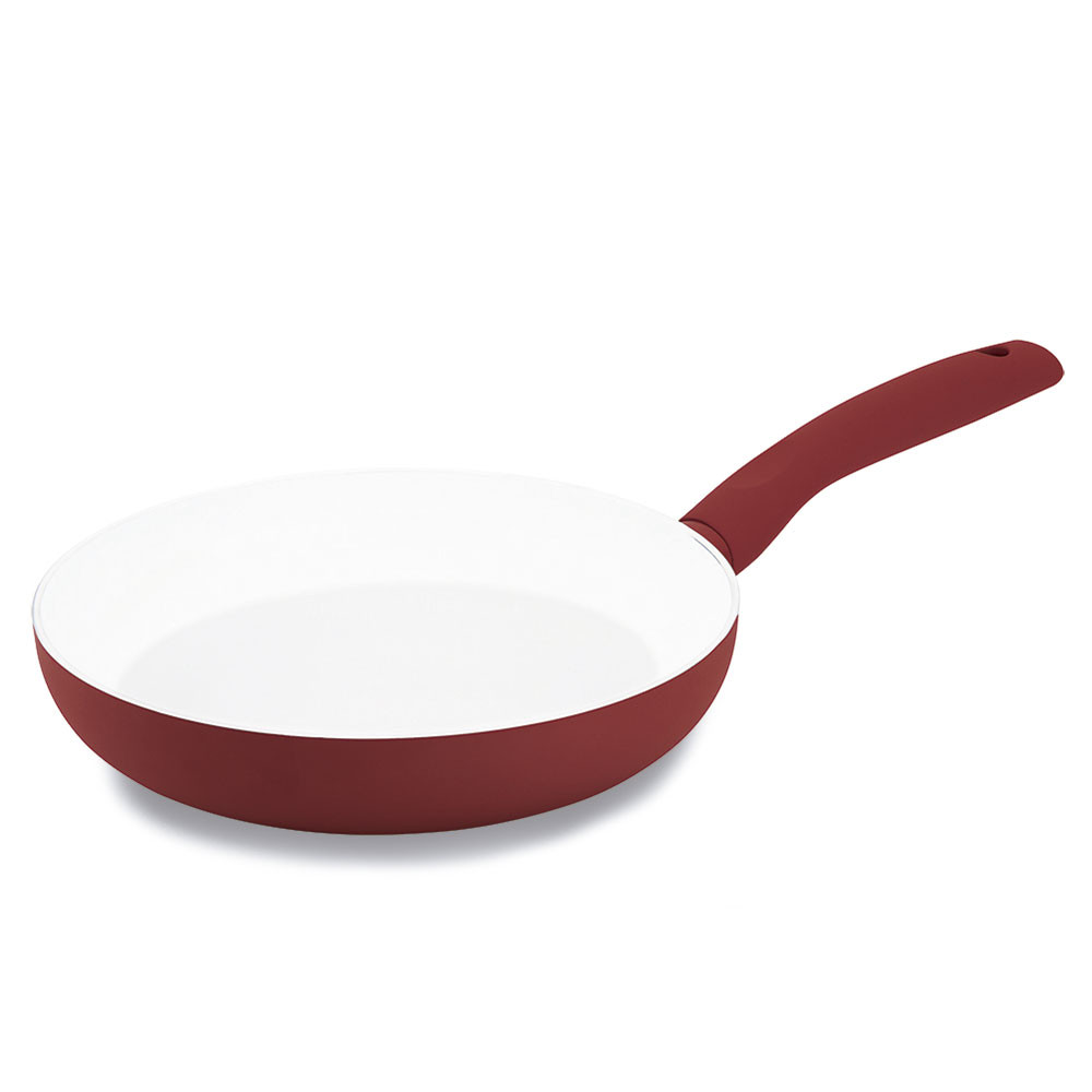 Frigideira Alumínio Revestimento Cerâmico 24cm Vermelha Hércules em Oferta na Shopee