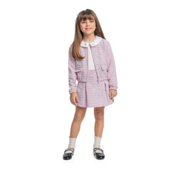 Jaqueta Cropped Infantil para Menina Quimby