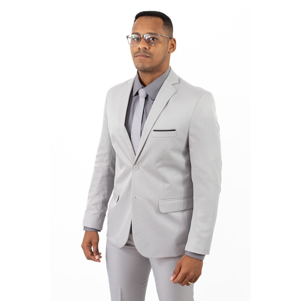 Terno Costume Microfibra Premium Masculino Corte Italiano Slim