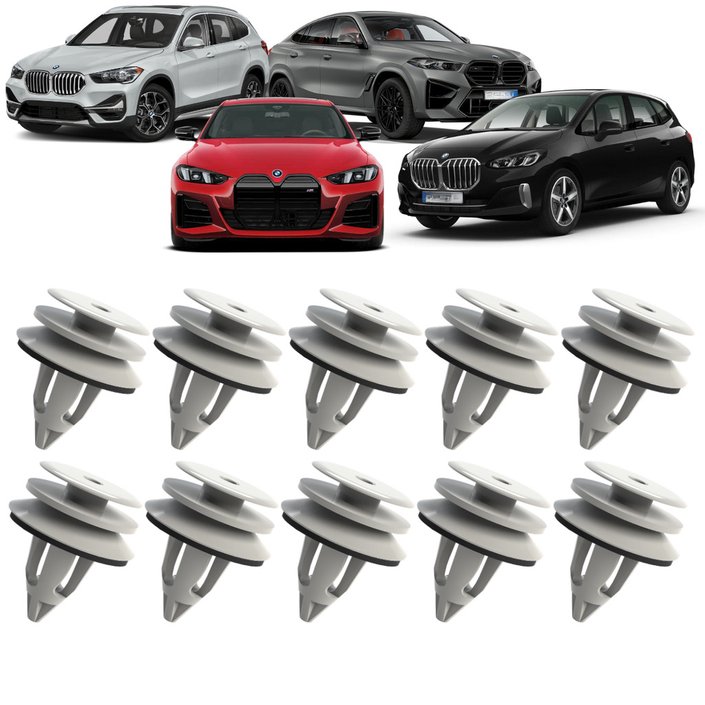 10 Grampo Presilha Forro Porta Bmw Serie 1 2 3 4 5 X1 X5 X6 Puse Discovery Mini Cooper