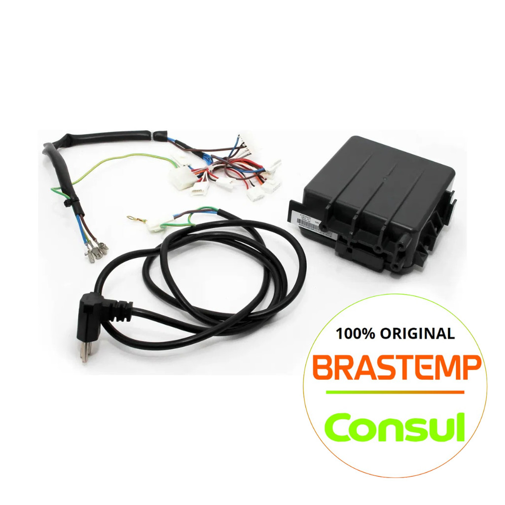 KIT PLACA ELETRÔNICA MÓDULO COM REDE ELÉTRICA REFRIGERADOR CONSUL/BRASTEMP ORIGINAL - BRE50 - BRE51