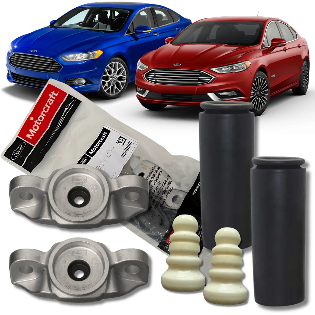 KIT COXIM BATENTE E COIFA AMORTECEDOR TRASEIRO FUSION 2013 2014 2015 2016 2017 2018 2019