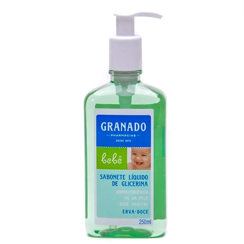 Sabonete Liquido Bebe Granado Erva Doce 250Ml em Oferta na Shopee