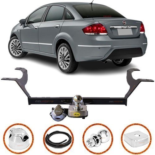 Engate Reboque Fiat Linea 2009 A 2016 Inmetro Até 700kg bOM