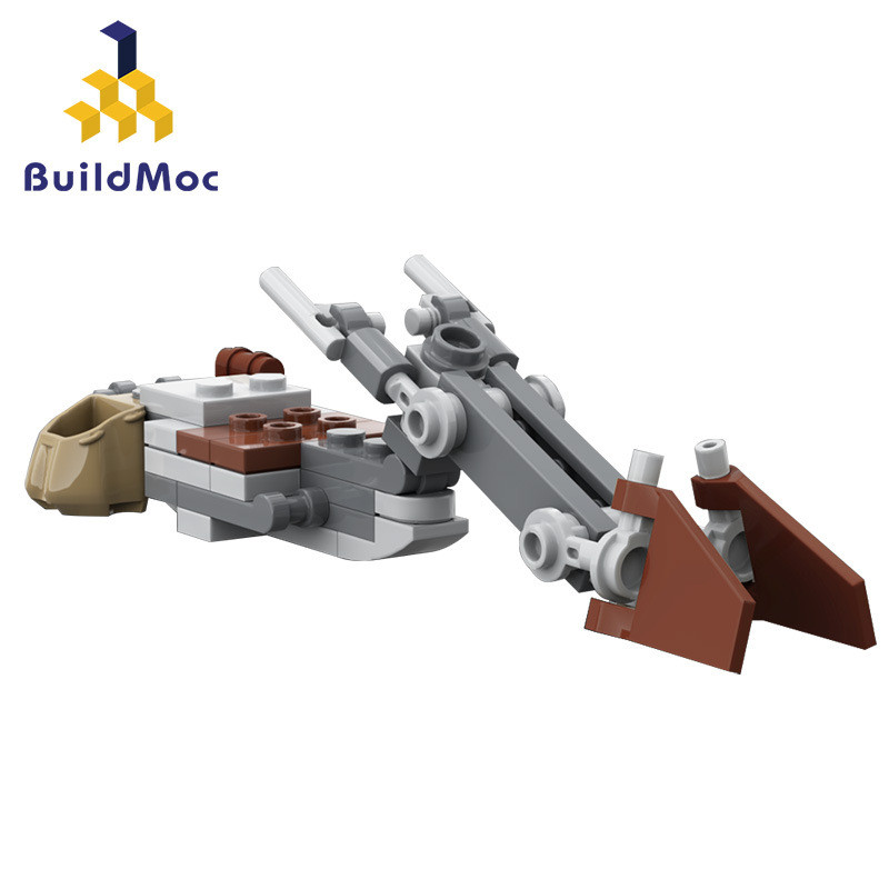 Star Wars The Mandalorian Speeder Bike Blocos De Construção Montagem Brinquedos Presentes 43 Pcs Tijolos MOC-56034 Build