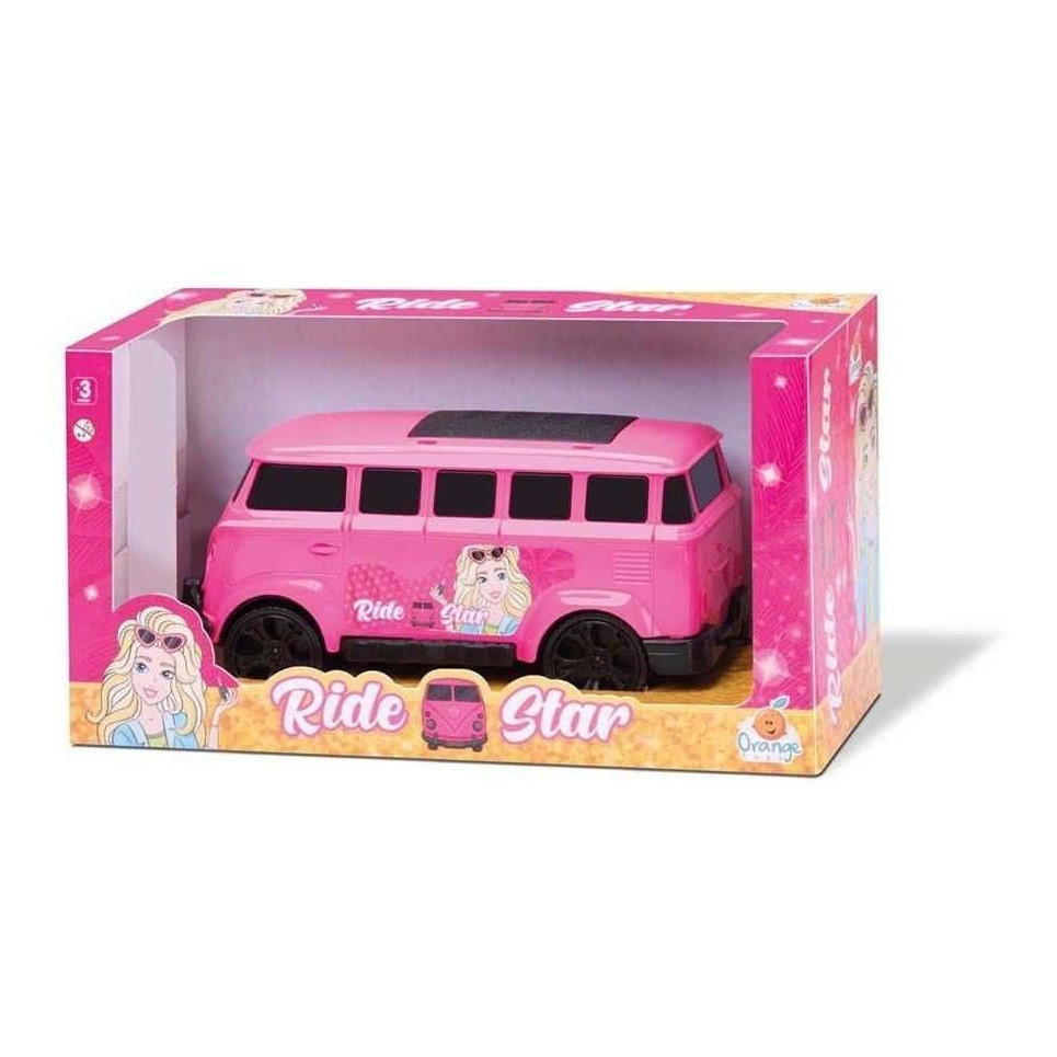 Brinquedo Kombi Rosa De Brinquedo Meninas Fashion Ride Star Princesas