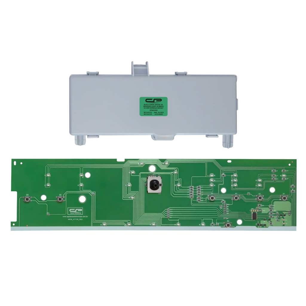 Kit Placas Interface + Potência Para Lavadora de Roupas Brastemp Modelo BWK15 V2