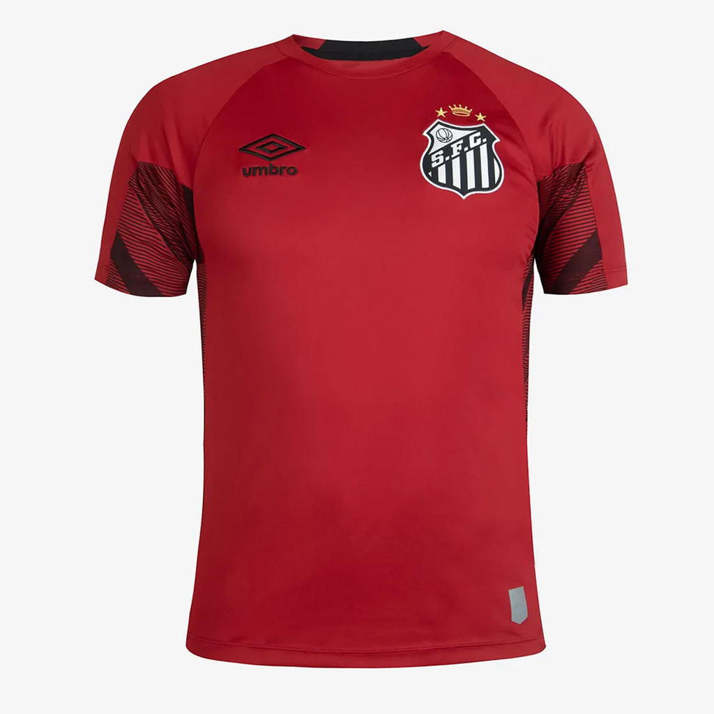 Camisa Umbro Santos Goleiro 2025 Vermelha