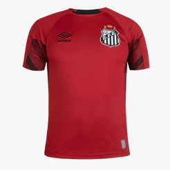 Camisa Umbro Santos Goleiro 2025 Vermelha