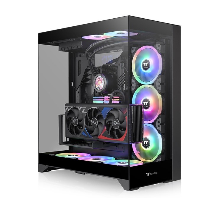Gabinete Gamer Thermaltake Cte E550 TG, Laterais de Vidro, mid-Tower, Sem fans, Preto - CA-1Z8-00M1WN-00