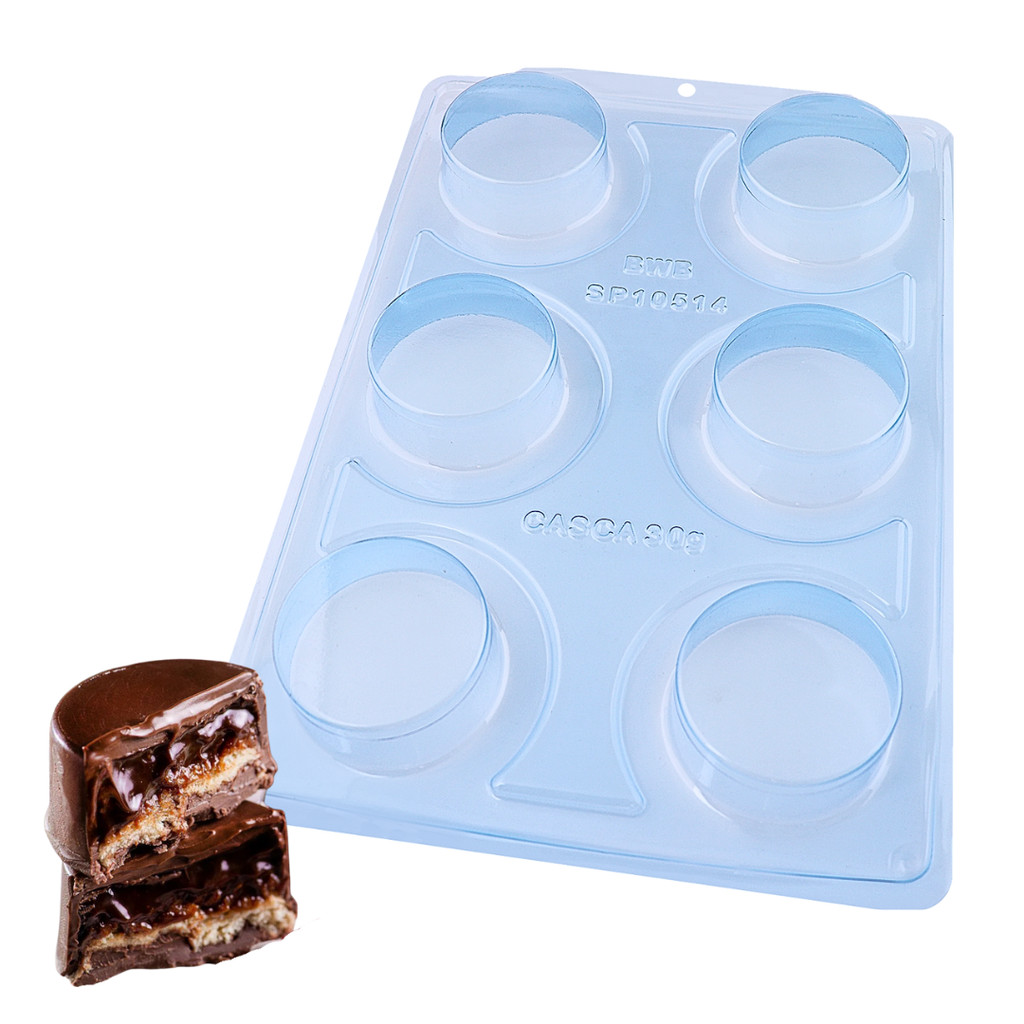 Forma p/ Chocolate Pão de Mel Grande Cod. 3685 SP 10514 Semiprofissional 3 Partes c/ Silicone Bwb em Oferta na Shopee