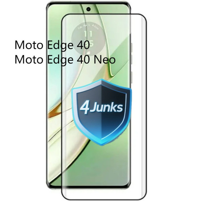 Película Vidro Temperado ou Cerâmica Curvada Moto Edge 40/ Edge 40 Neo 5G Película boleado