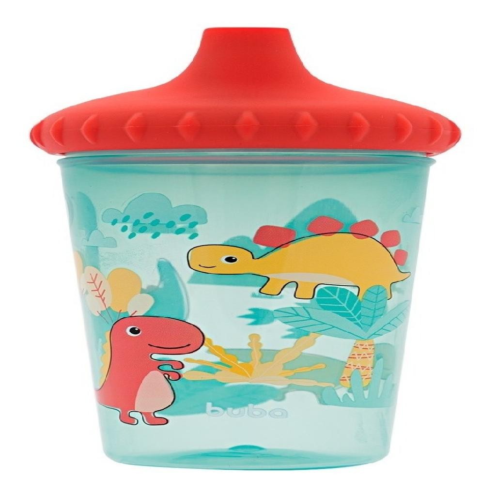 Copo Antivazamento Dino Buba Baby Colorido Infantil