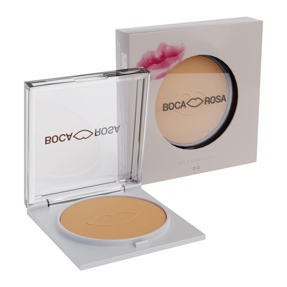 PO COMPACTO BOCA ROSA 9GR BR04 em Oferta na Shopee