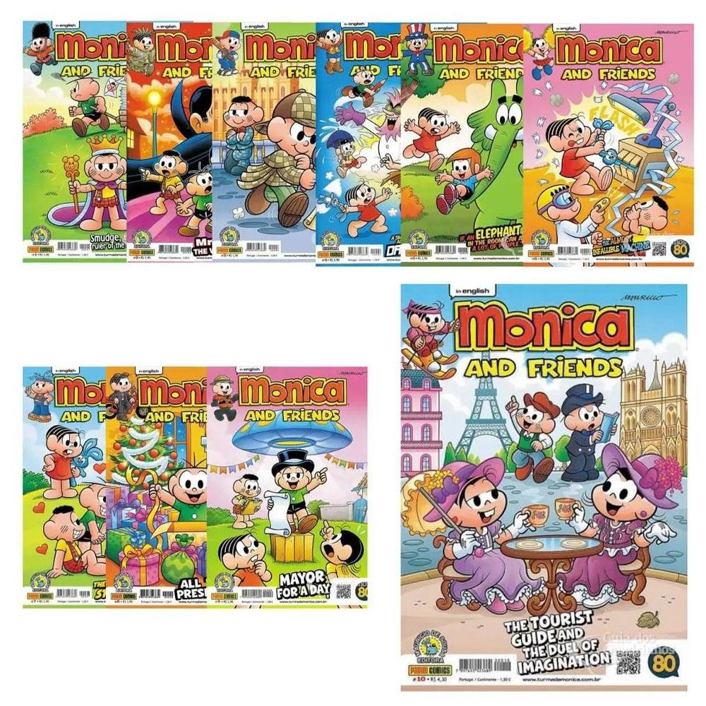 Gibi Turma da Mônica em Inglês 1 Unidade Sortido Panini