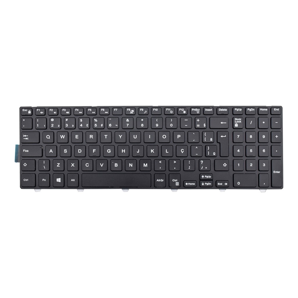 Teclado Notebook - para Dell Inspiron 15 5000 - Preto BR - Computers & Accessories