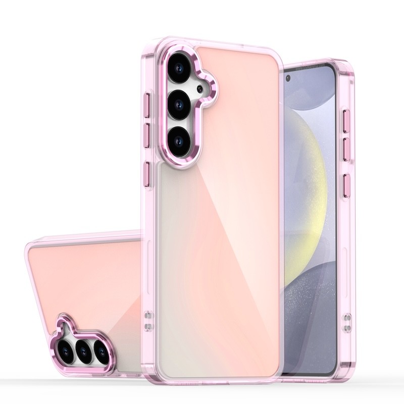Capa De Acrílico Rígido De Cor Gradiente Para Samsung S26 A17 A36 A56 A06 A16 A26 A15 A35 A55 A14 A54 S24 S25 FE S25 Plu