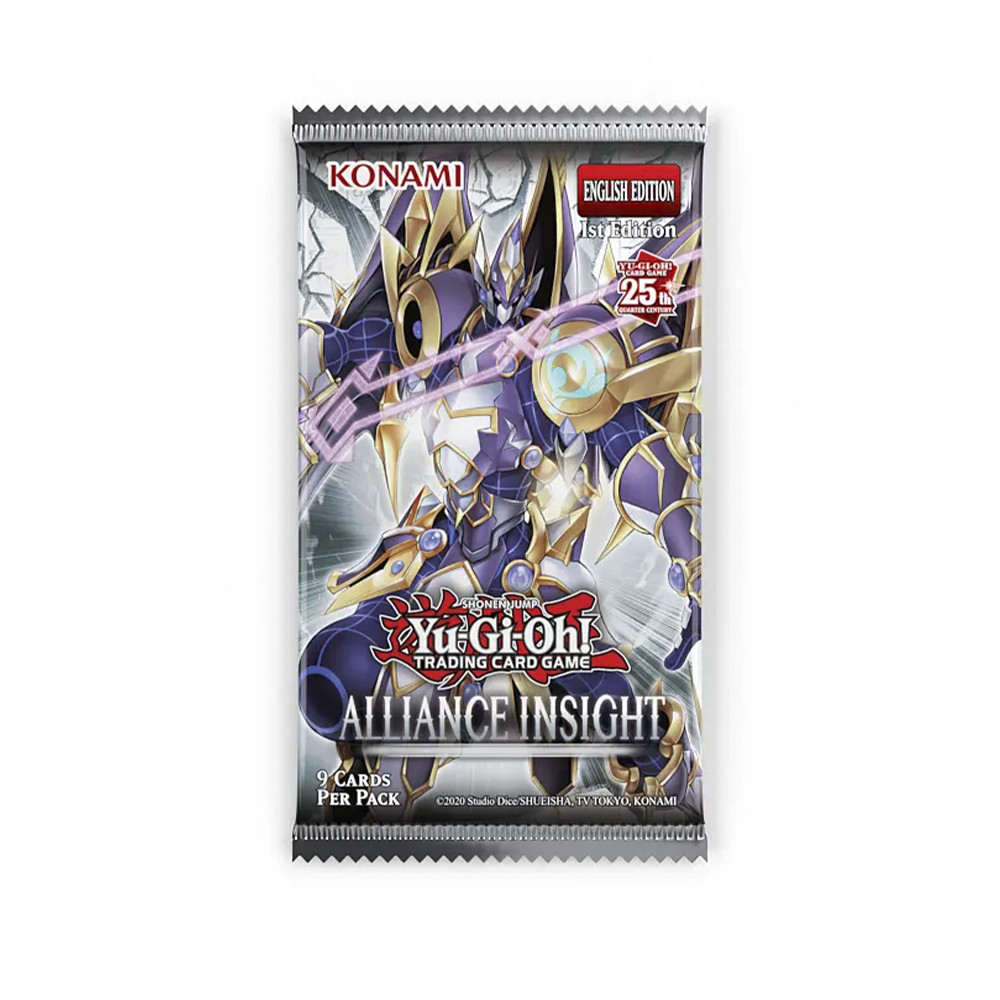 1 Booster 9 Cartas Yu-gi-oh Intuição Da Aliança Portugues