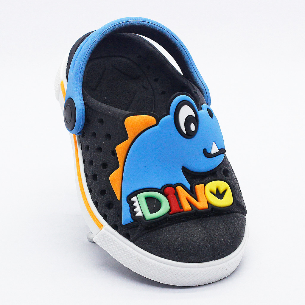Sandália Infantil Menino Plugt Babuche Joy Baby Dino Preto Antiderrapante Confortável Leve Dinossauro em Oferta na Shopee