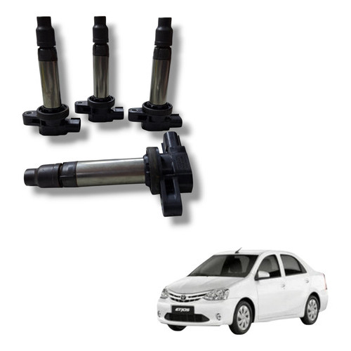 Jogo Bobina Ignicao Toyota Etios 1.5 4p 2015 Usado