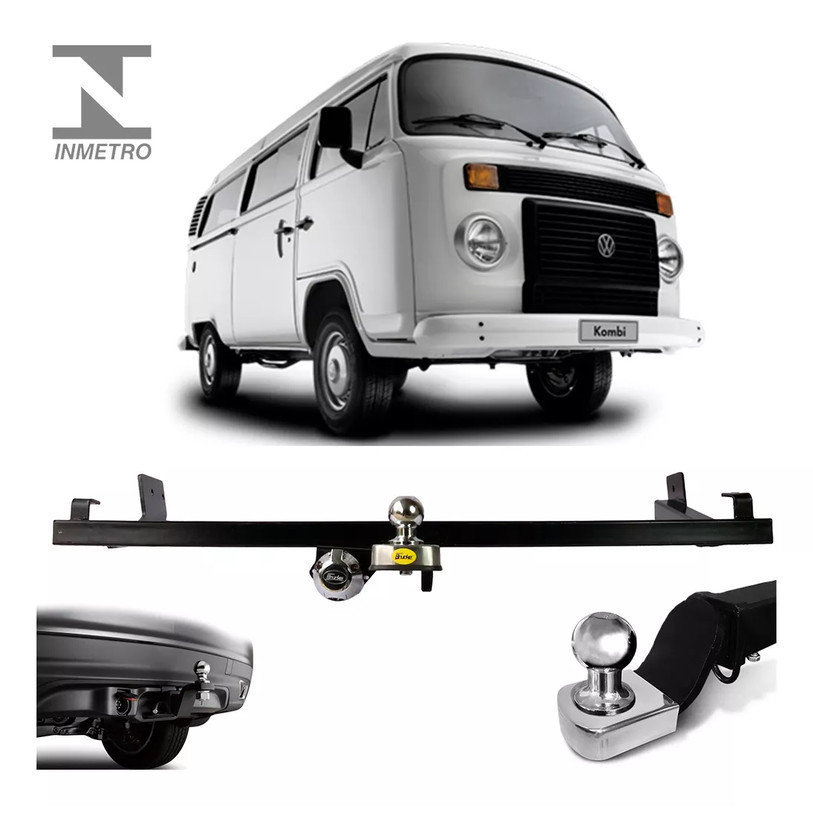 Engate Reboque Rabicho Fixo VW Kombi 2006 2007 2008 2009 2010 2011 2012 2013 VW5010 tOP