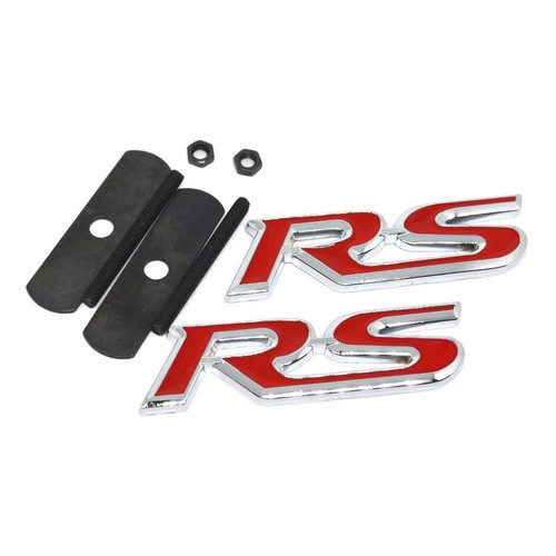 Kit Emblemas Grade Rs Gm Chevrolet Camaro Vectra Cruze Celta