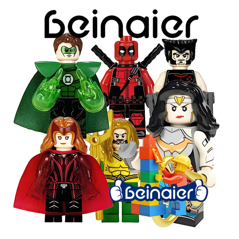 Mini boneca, brinquedos de blocos de construção de bonecas, presente de aniversário