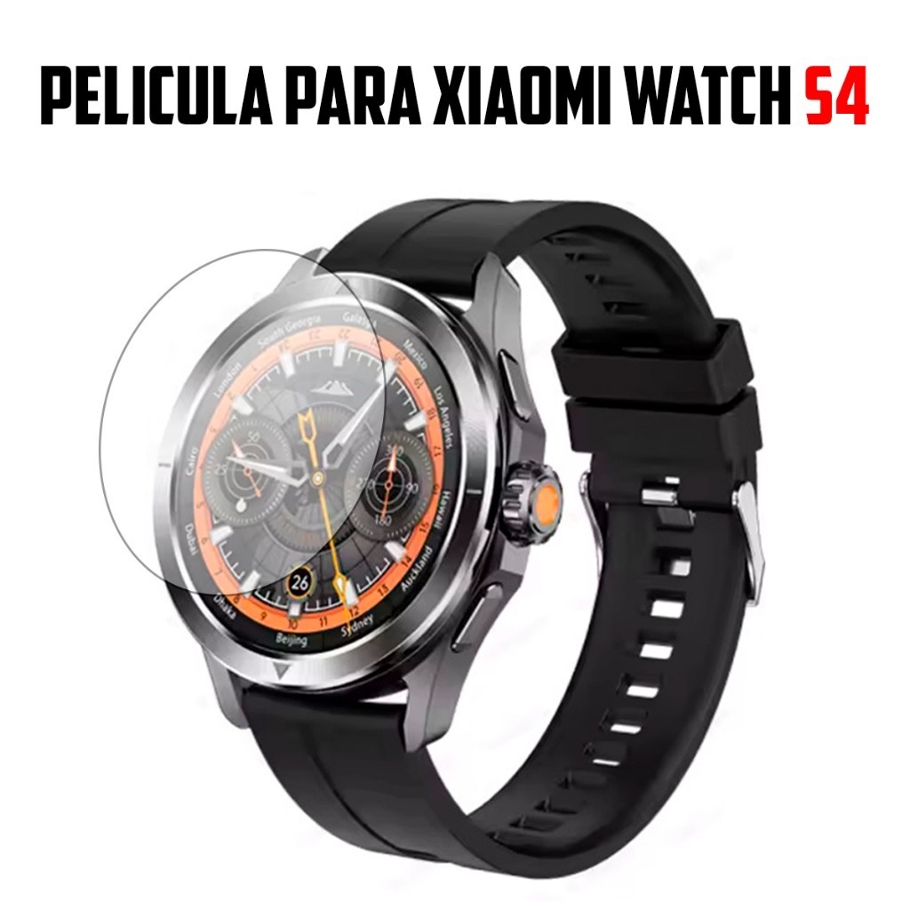 Película de vidro temperado para Smartwatch Xiaomi Watch S4 S4 sport Proteção Tela