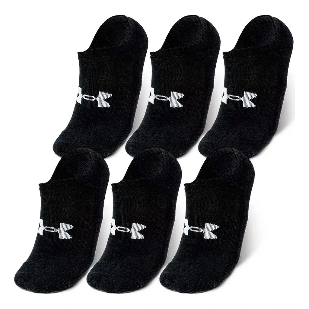 Kit 6 Pares de Meias Core Cotton Invisível Under Armour