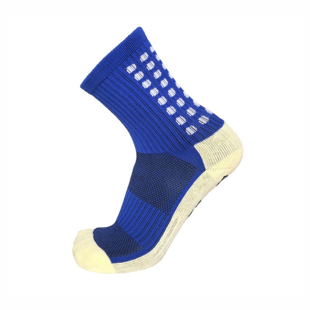 Meia Trusox Para Futebol Antiderrapante Anti Torção Azul