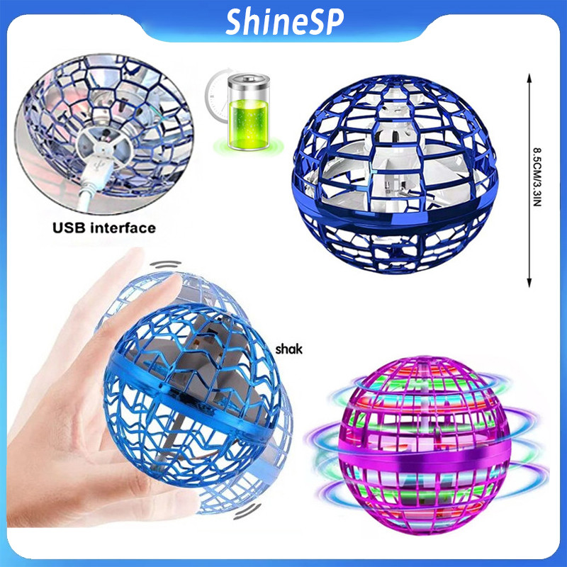 UFO Indução Inteligente Boomerang Bola Mágica Voadora Levitação Dedo Luz Brinquedos Ao Ar Livre Das Crianças em Oferta na Shopee