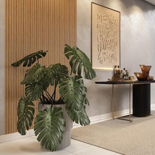 Kit 5 Até 200 Placas Ripada Autocolante Revestimentos Painel Decorativo MADEIRA MDF 45x10cm Sala Tv em Oferta na Shopee