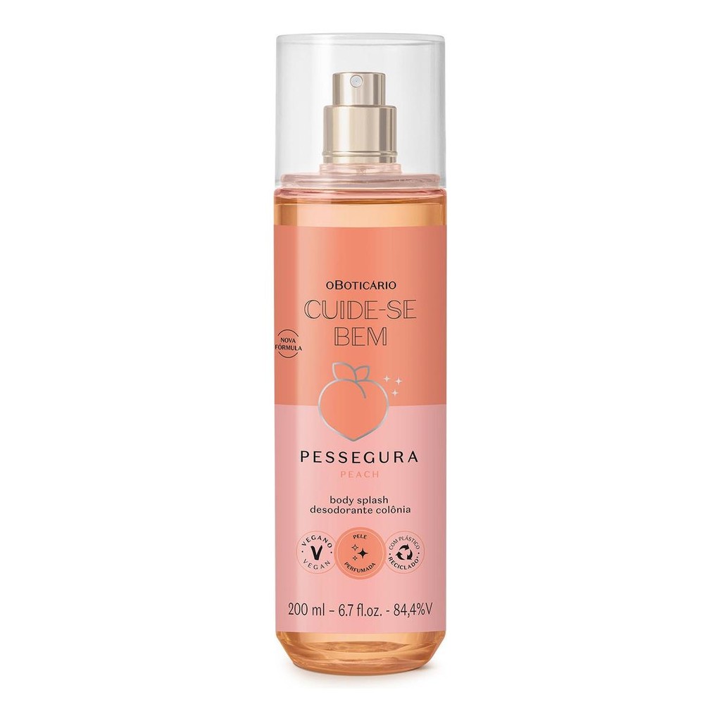 Boticario Cuide-se Bem Pessegura Body Splash 200ml