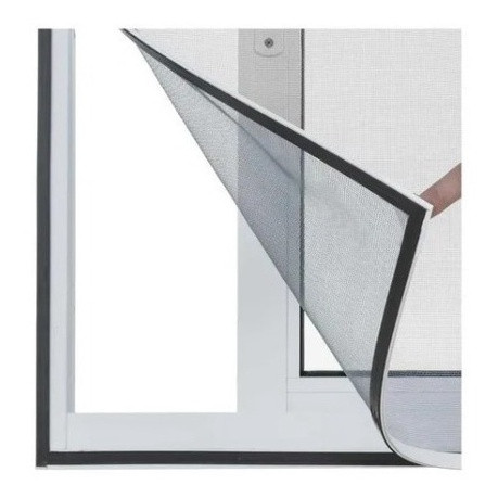 Tela Mosquiteiro Magnética 150x180cm Para Janela Anti-Insetos com Velcro