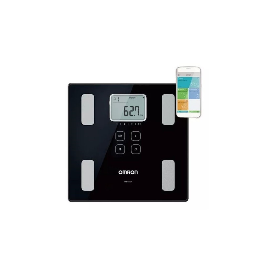 Detalhes do Balança De Bioimpedância Com Bluetooth Hbf-222t Omron
