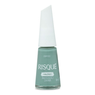 Esmalte Verde Risqué Inspiração Divina Cremoso 8ml em Oferta na Shopee