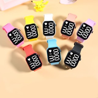Relógio LED Quadrado Digital à Prova d'Água: Design Esportivo para Crianças, Meninos e Meninas em Oferta na Shopee