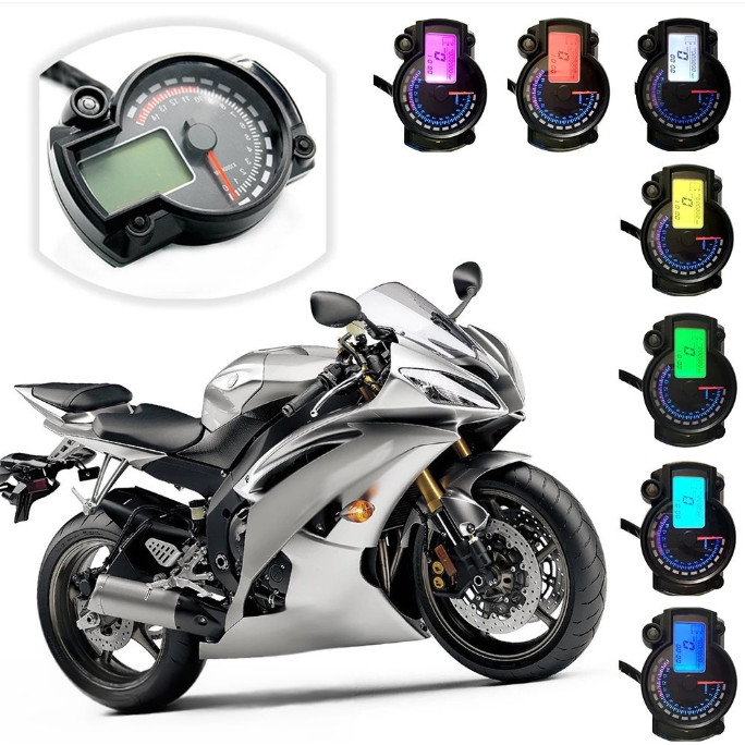 Alça Universal para tacômetro LCD, fundo ajustável Digital, adequada para motocicleta/velocômetro/odômetro/motor