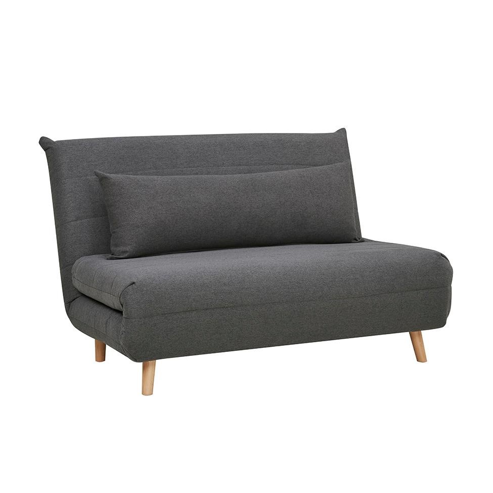 Sofá-Cama 2 Lugares Casal Génova Cinza Escuro em Oferta na Shopee