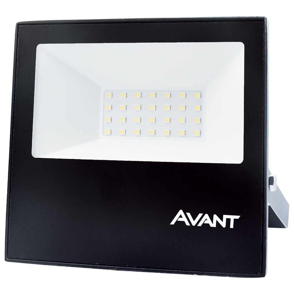 Refletor Slim Luz Branca 6500k Bivolt 30w Iluminação Externa Comercio