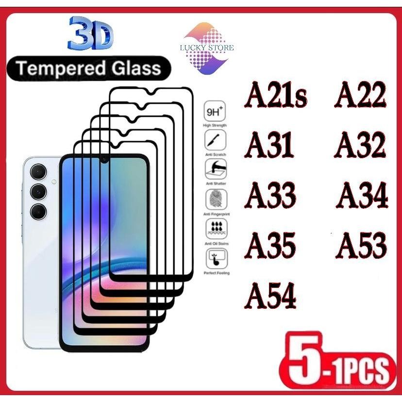 Película de Vidro Temperado 3D Samsung A21S A22 A31 A32 A33 A34 A35 A53 A54