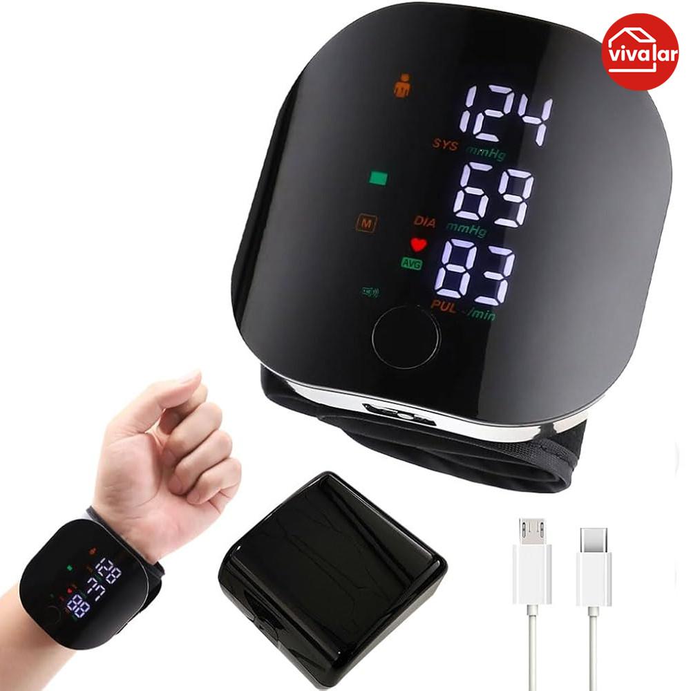 Monitor Digital de Pulso XYY-2551 Pressão Arterial Recarregável para Idosos em Oferta na Shopee