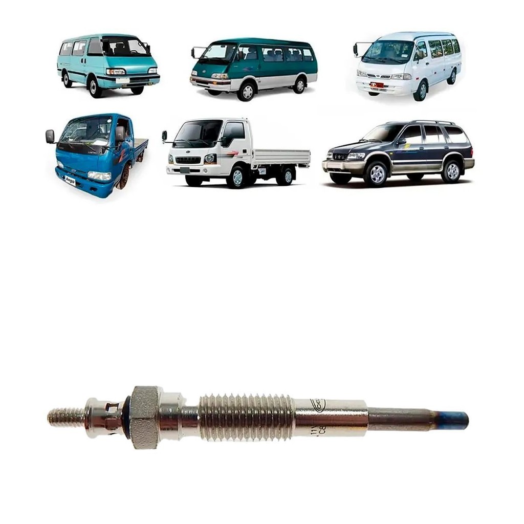 VELA AQUECEDORA KIA BESTA GS 2.2 2.7 3.0 1992 A 2005 ASIA TOPIC 1992 A 1999 SPORTAGE 2.2 BONGO K2700 1992 A 2004 - DELPH