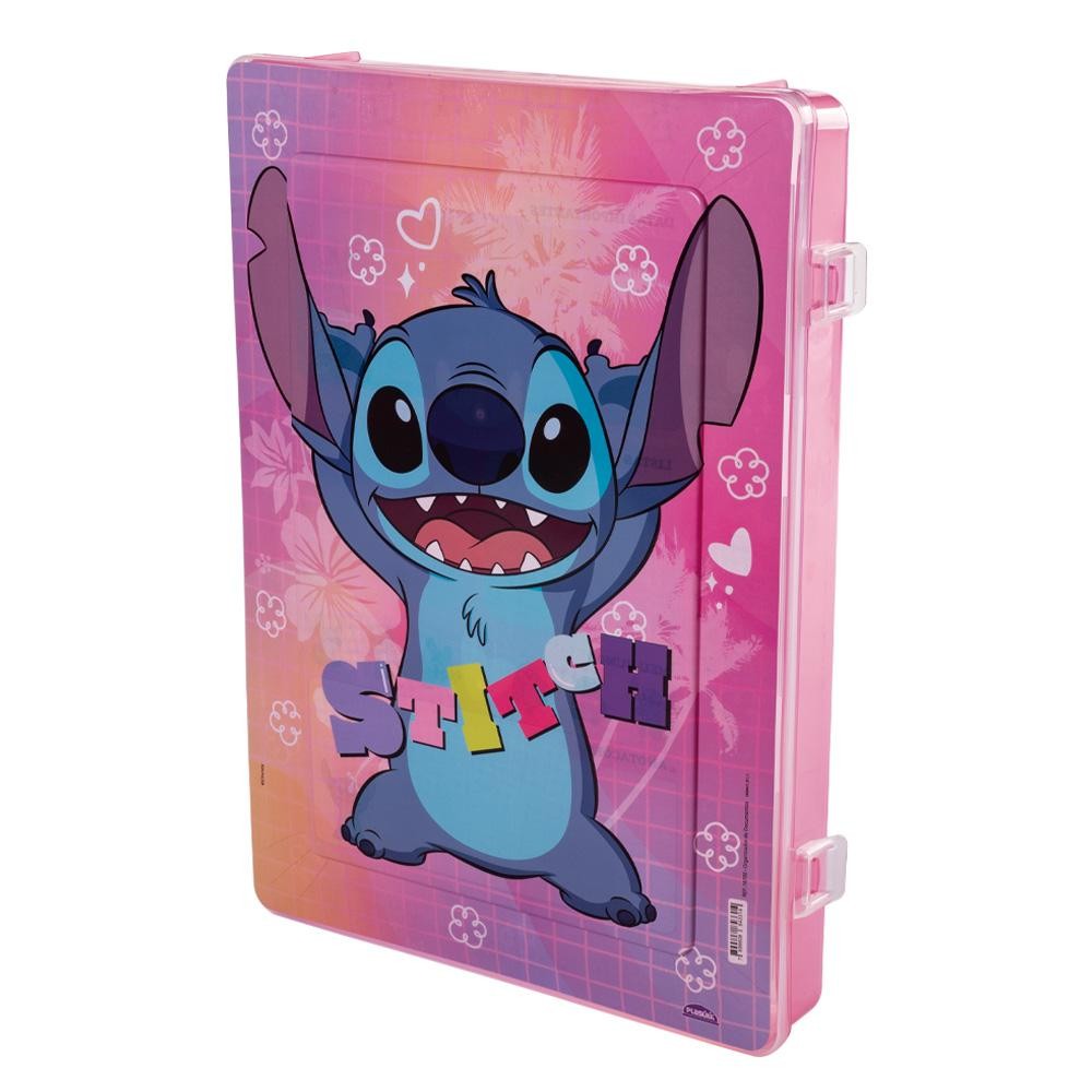 Organizador Stitch Documentos Papéis Tarefas Plasútil em Oferta na Shopee