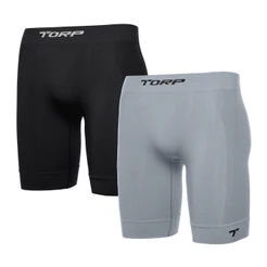 Kit 2 Bermudas Térmicas Torp Sem Costura em Microfibra para Corrida, Ciclismo e Treinos Esportivos