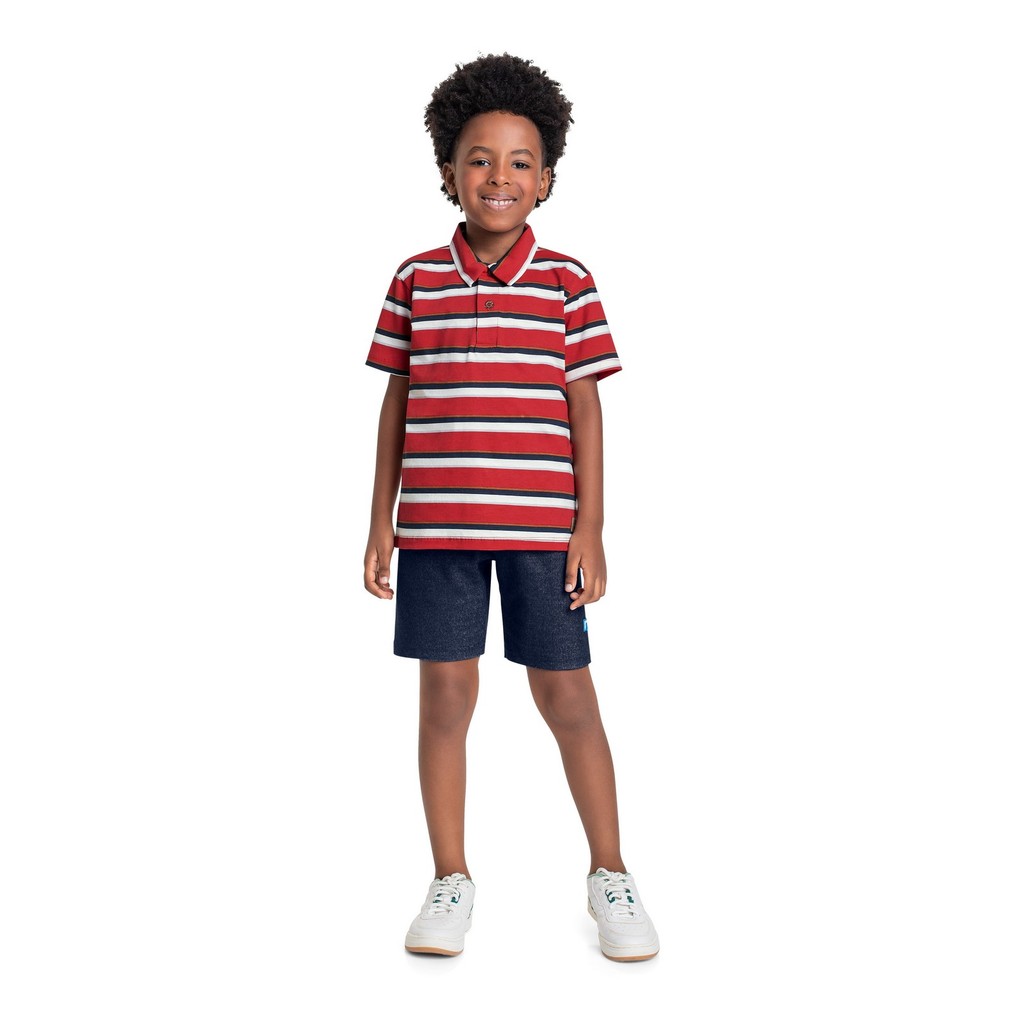 Camisa Polo Infantil para Menino Bee Loop em Oferta na Shopee
