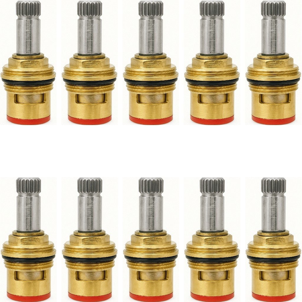 Kit 10 Reparo 1/4 Volta M18 Cartucho Cerâmico Direito 16 Estrias para Torneiras padrão DECA em Oferta na Shopee